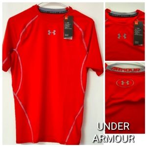 NWT UNDER ARMOUR HG men's short sleeve compression